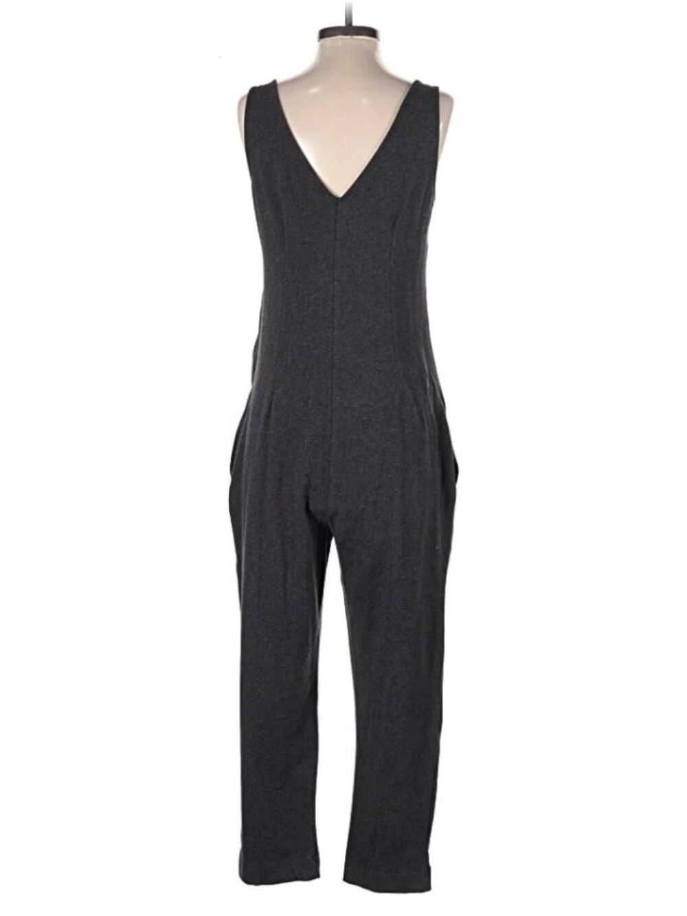 Anthropologie Saturday Sunday “Daytripper” Tie Waist Jumpsuit Gray Size S - Picture 5 of 6